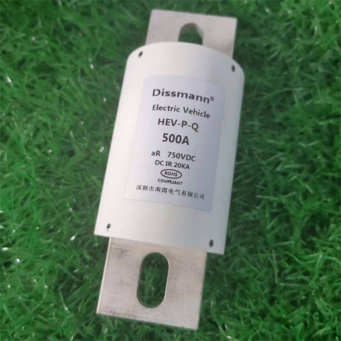  Fusível de DC750V para o fusível de quebra alto do veículo elétrico para proteger o sistema de controlo do poder