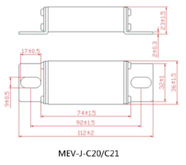 Os fusíveis automotivos cerâmicos do fusível de Dissmann MEV-J 1000VDC para o carregador de EV fizeram em China