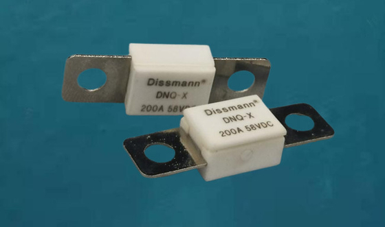 Fusível de retardo de tempo de material cerâmico, fusíveis de baixa tensão DC58V 200A