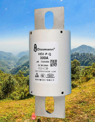 Fusíveis semicondutores de tubo de fibra para sistema de armazenamento de energia para carregador EV