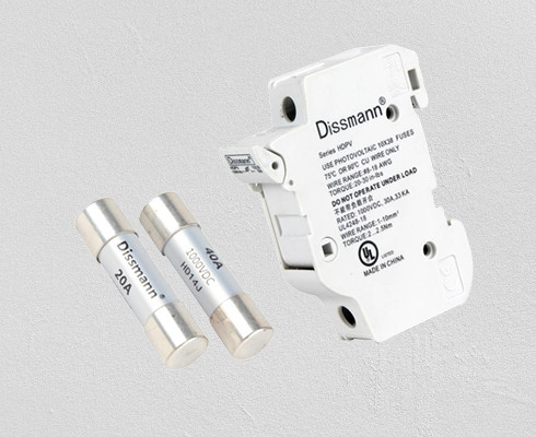 fusível do sistema do armazenamento de energia 100A, tubulação solar da fibra dos fusíveis de cartucho do painel 10 x 38