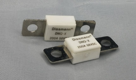 Fusível de retardo de tempo de material cerâmico, fusíveis de baixa tensão DC58V 200A