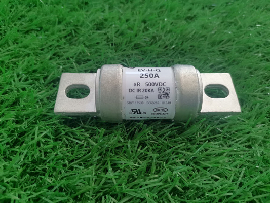 Fusível automotivo 200A fusível 500VDC fusível para carregador EV HRC Fusível fabricado na China