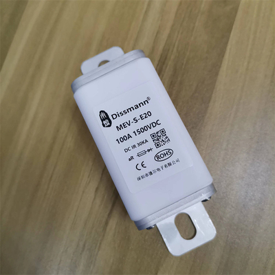 Fusível cerâmico do sistema de armazenamento de energia DC1000V, Fusível de alta tensão MEV