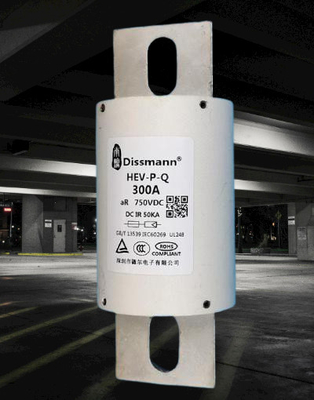Fusíveis de energia industrial 600A 1000VDC, fusível de alta corrente de bateria EV