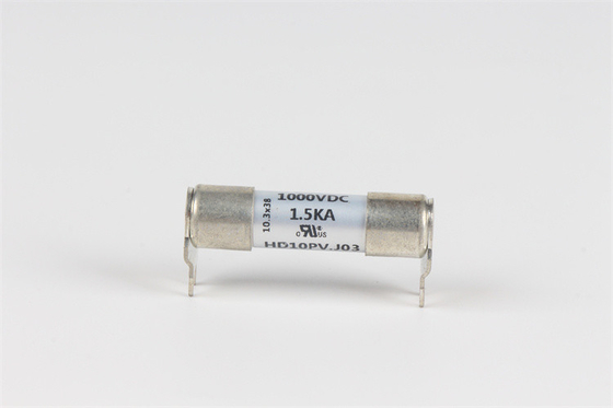 O fusível de quebra alto 10x38mm de Dissmann da capacidade, UL dois Pin Ceramic Fuse certificou