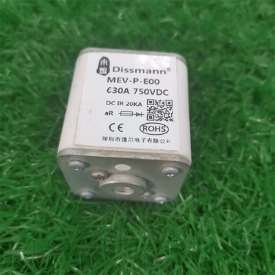 Série de quebra alta 500VDC 700Ampere do MEV de Dissmann do fusível da capacidade de DC50KA