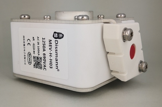Fusíveis industriais do poder IEC60269-4, fusível de cartucho quadrado do tempo de atraso