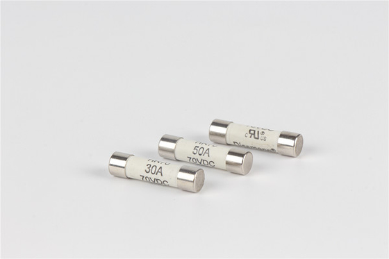 Fusível cerâmico do tubo da telecomunicação, 100 fusível de atuação rápido do ampère 250v