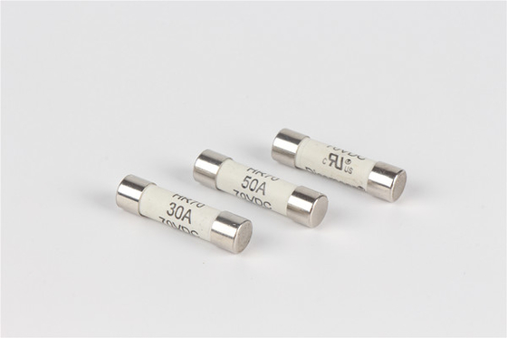 Fusível cerâmico do tubo da telecomunicação, 100 fusível de atuação rápido do ampère 250v