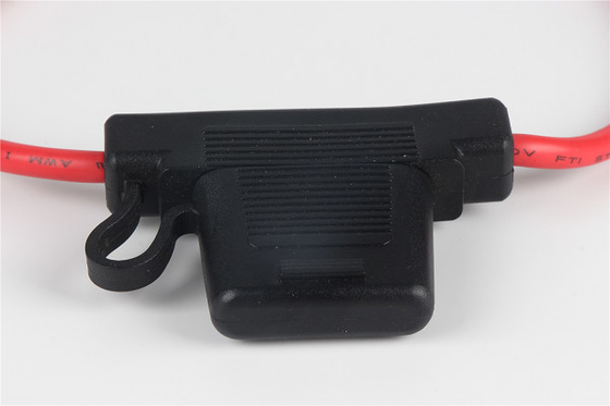 Preto suporte do fusível da montagem do painel de 30 ampères, suportes Inline automotivos do fusível