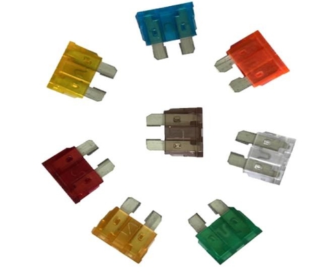 Fusíveis automotivos da lâmina de PBT, 32VDC perfil baixo Mini Car Fuses