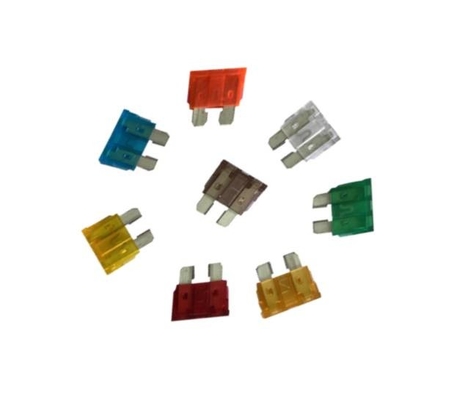 Fusíveis automotivos da lâmina de PBT, 32VDC perfil baixo Mini Car Fuses