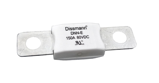 A retardação de tempo branco automotivo do fusível de 150 ampères colore a tensão 80VDC avaliado: