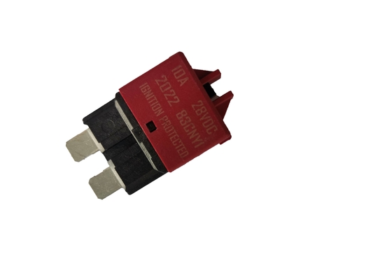 O fusível Resettable vermelho 28VDC 5A da lâmina do interruptor avaliou a corrente