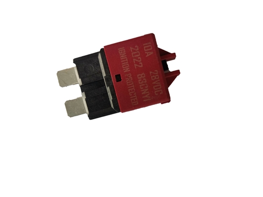 O fusível Resettable vermelho 28VDC 5A da lâmina do interruptor avaliou a corrente