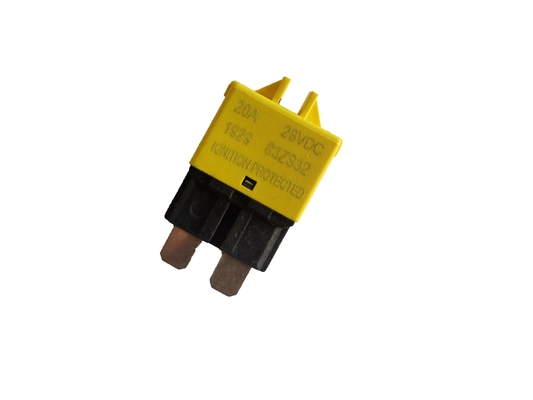 Fusível Resettable de nylon da lâmina do interruptor, 28VDC Mini Blade Fuse Resettable