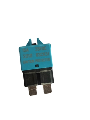 Fusível Resettable da lâmina do interruptor 28VDC, auto fusível restaurado da lâmina 15A