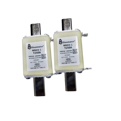 DC50KA Mini Car Blade Fuses, fusível cerâmico branco do sistema do armazenamento de energia
