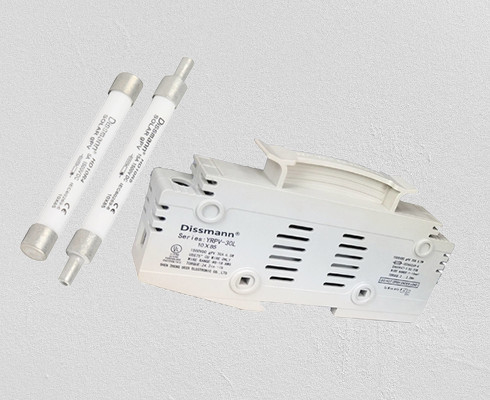 Fusível solar de 10×85 picovolt, branco 30 padrão do fusível de cartucho IEC60269.6 do ampère micro