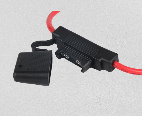 Preto suporte do fusível da montagem do painel de 30 ampères, suportes Inline automotivos do fusível