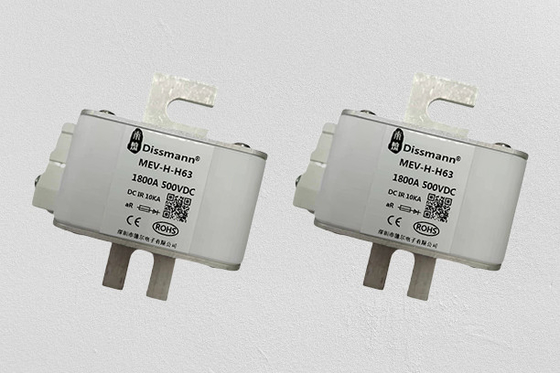 Fusível branco 1800A da proteção do semicondutor, 500v fusível cerâmico IEC60269